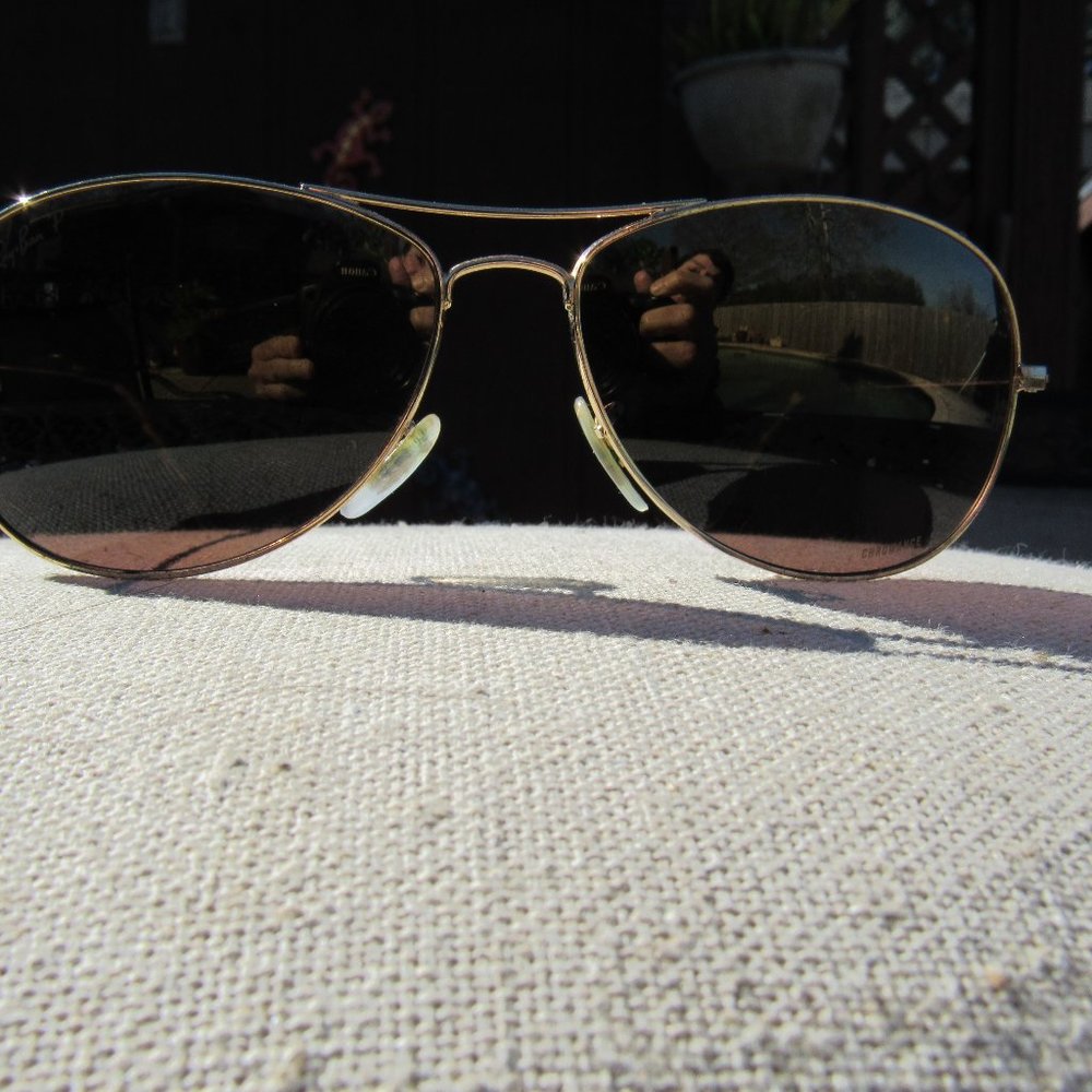 Ray Ban P Chromance Cockpit Sun Glasses
